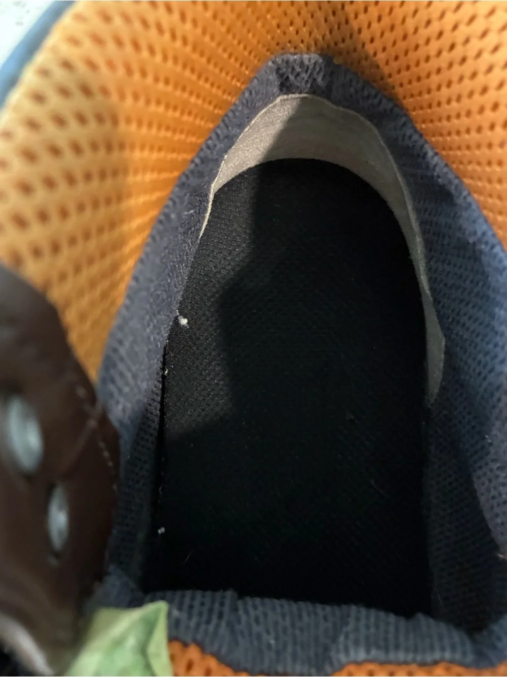 Timberland PRO Brown and Black Work Boots with Orange Accents